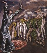 El Greco The Vision of St John oil painting artist